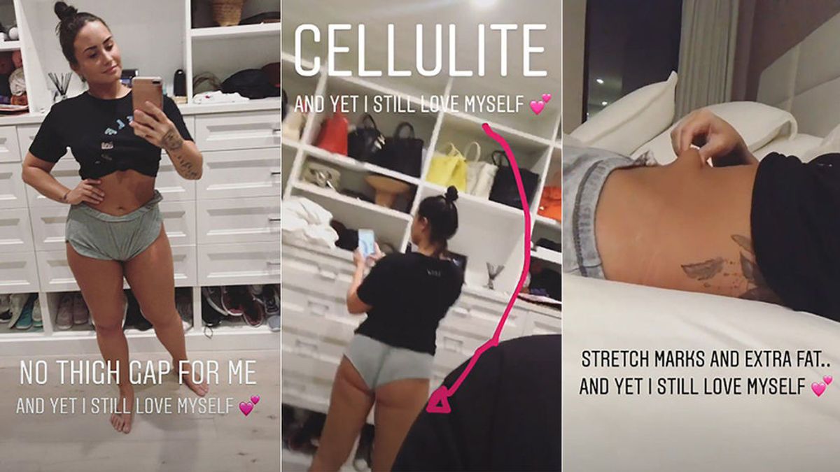 Demi Lovato presume de celulitis, estrías y grasa extra: "Aceptémonos como somos"