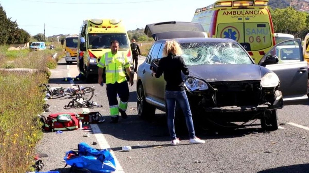 Prisión provisional y sin fianza para la mujer que atropelló a 9 ciclistas en Mallorca