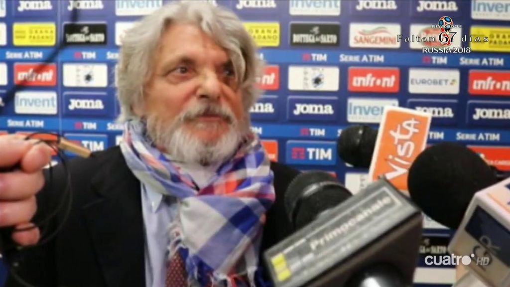 Las machistas palabras del presidente de la Sampdoria: “La portería es como una mujer, debe ser penetrada”
