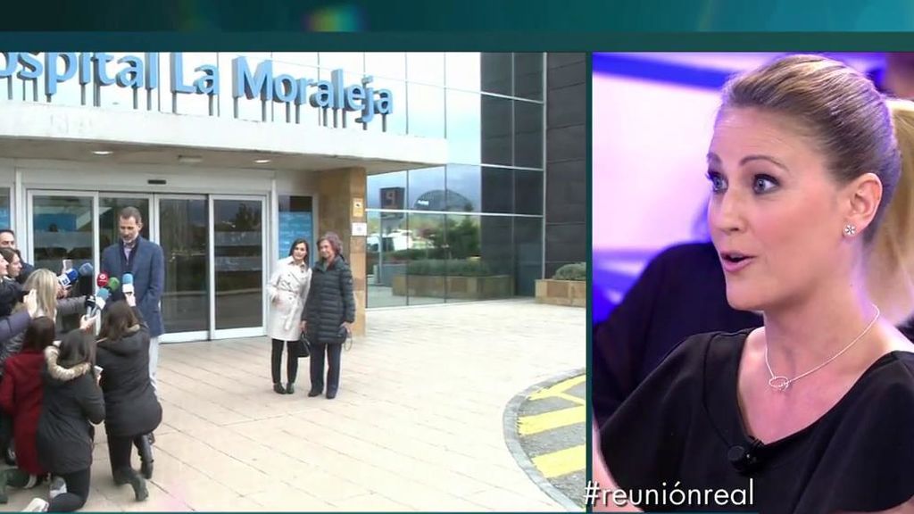 Cristina Soria analiza la escena del hospital de Letizia y Sofía y destaca una "gesto altivo"