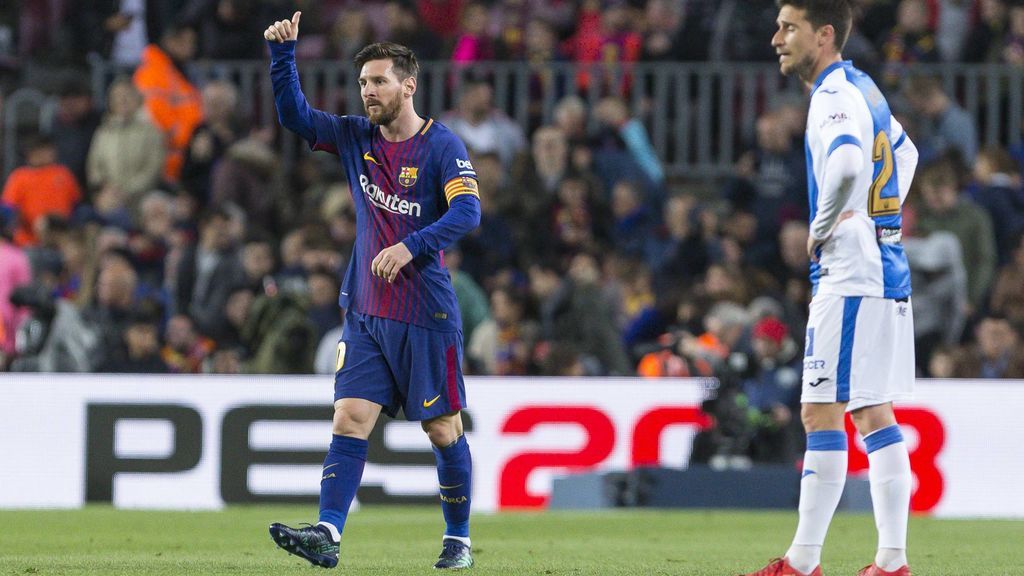 El detalle en el calentamiento del Barça que anunciaba el partidazo de Messi