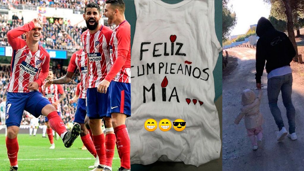 ¡Gol al Madrid, camiseta y fiesta en casa! Griezmann derrite Instagram con sus gestos de amor a Mia por su segundo cumpleaños