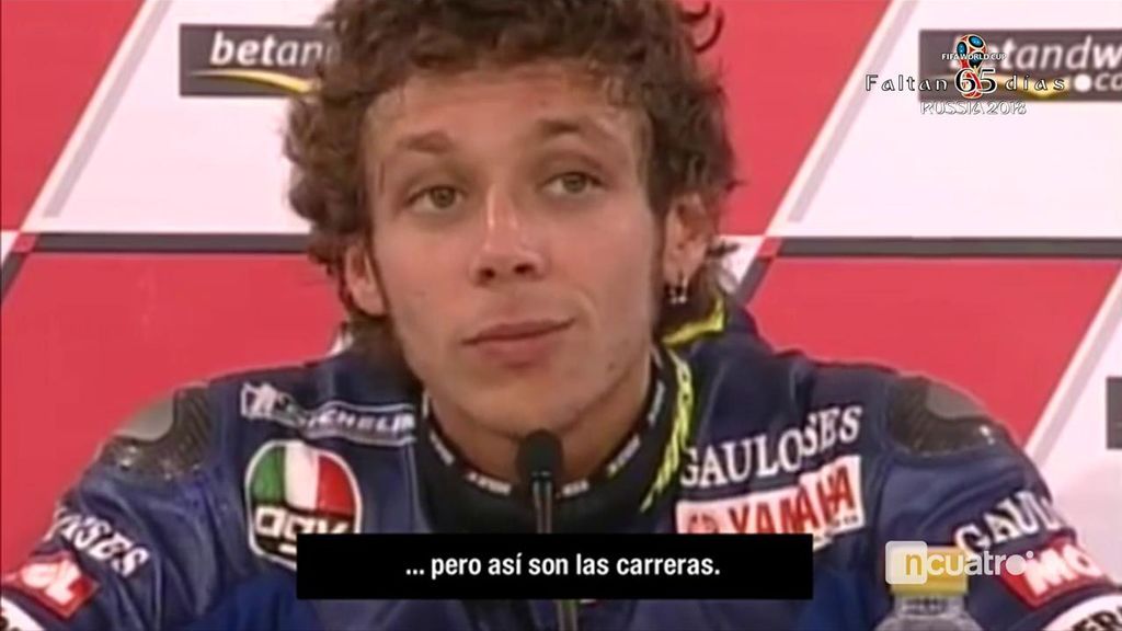 El historial de Valentino Rossi: de la peineta a Biaggi, a la patada a Marc Márquez