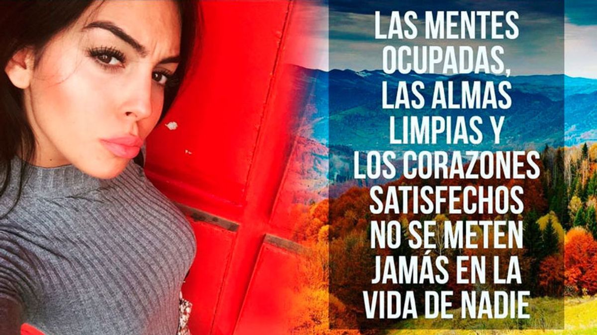 "Los corazones satisfechos no se meten en la vida de nadie", la respuesta de Georgina Rodriguez ante las críticas de los vecinos de Jaca