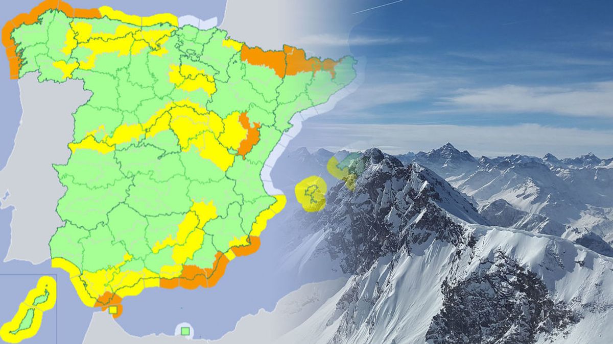 ¡Primavera invernal! 43 provincias en aviso por lluvia, viento, nieve y olas