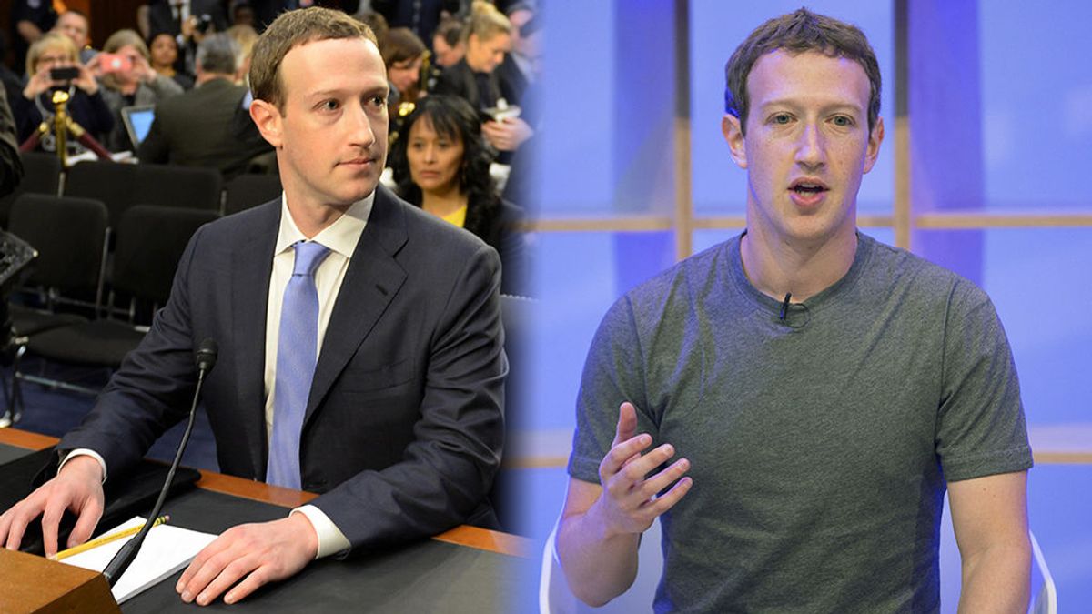 Cuestión de matices: ¿Por qué Zuckerberg ha cambiado su camiseta gris por el traje?