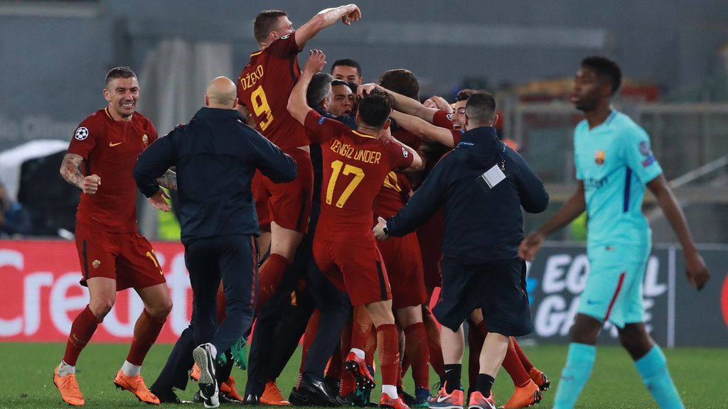 El madridismo, eufórico con el bochorno del Barça en Roma