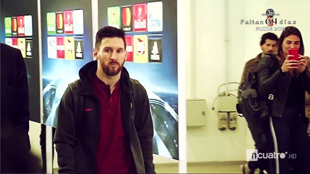 Así salió Leo Messi del Olímpico de Roma: solo, cabizbajo y con la mirada perdida