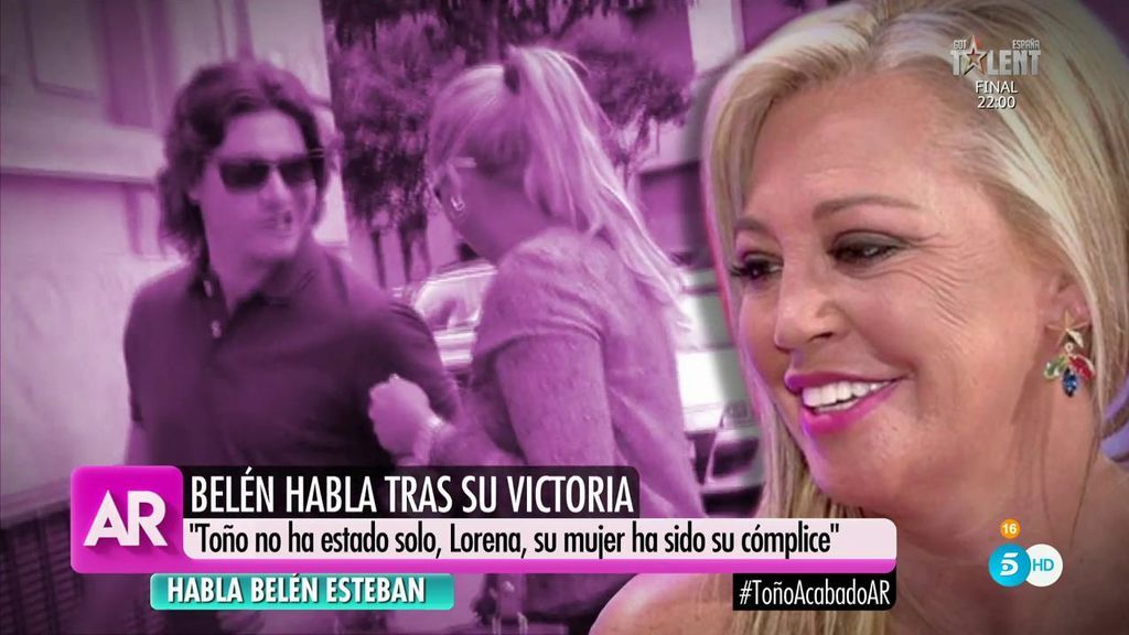 Belén habla tras su victoria legal sobre Toño Sanchís: "No me importa su futuro"