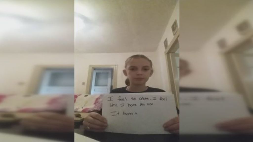 "Siento que no tengo a nadie": el desgarrador grito de ayuda de una niña de 10 años