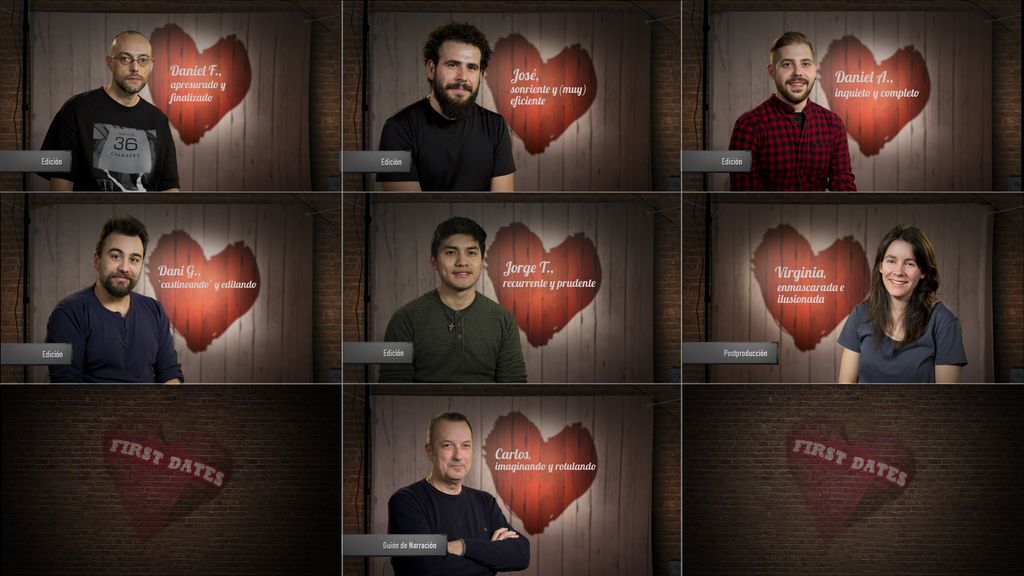 Los ayudantes de Cupido que están detrás de las cámaras