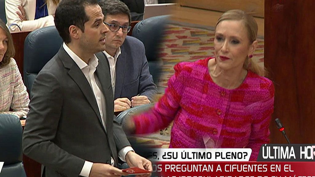 Aguado (C´s), a Cifuentes: “Si no se lo dice su Presidente, se lo digo yo… dimita”