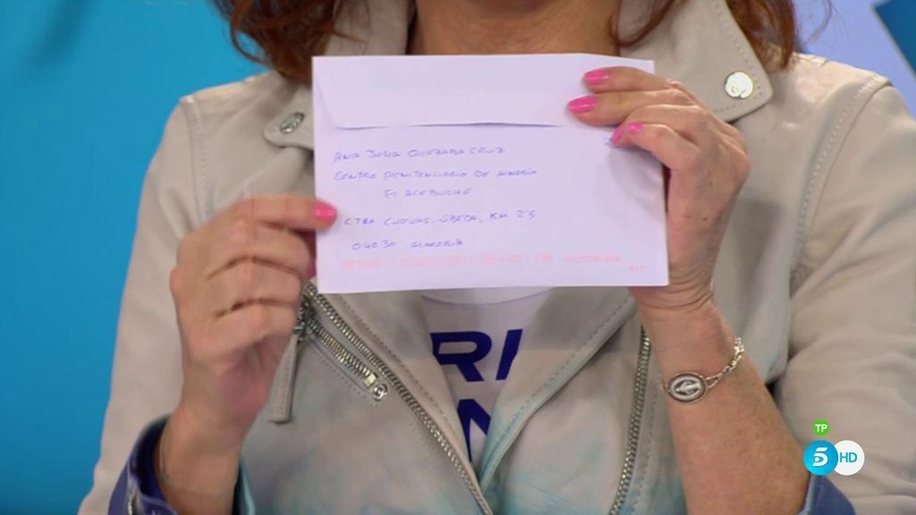 Ana Julia escribe una carta a Ana Rosa desde la cárcel hablando de la muerte de Gabriel