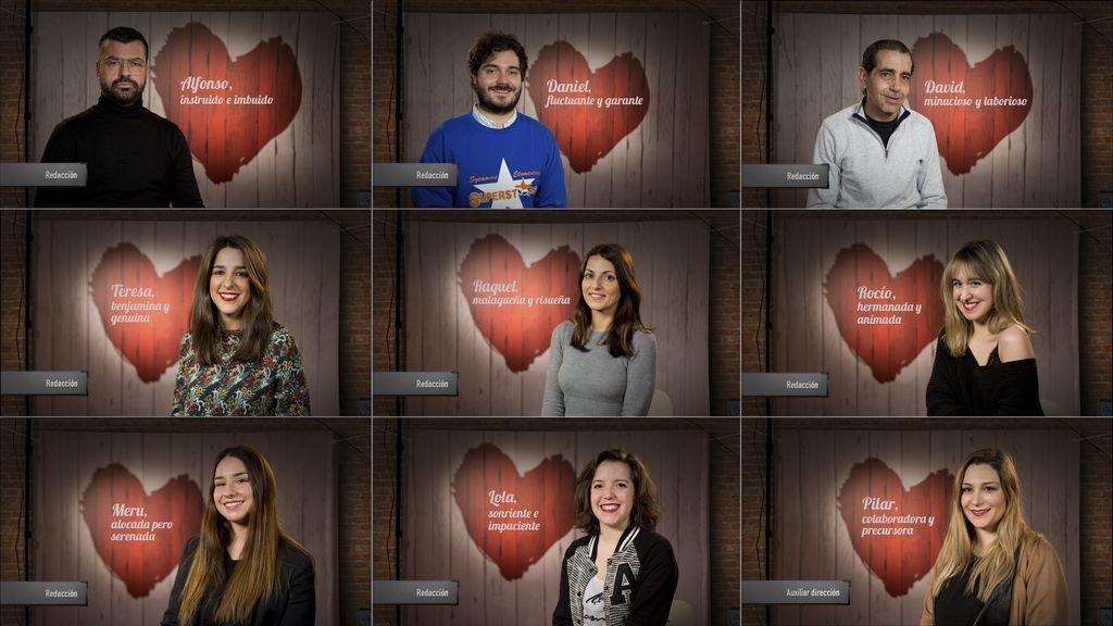 Los ayudantes de Cupido que están detrás de las cámaras