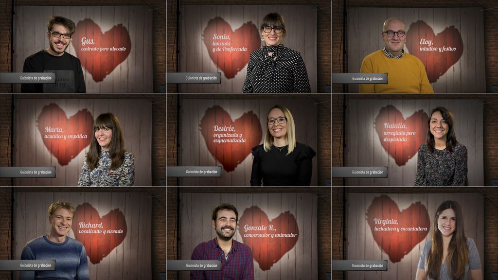 Los ayudantes de Cupido que están detrás de las cámaras