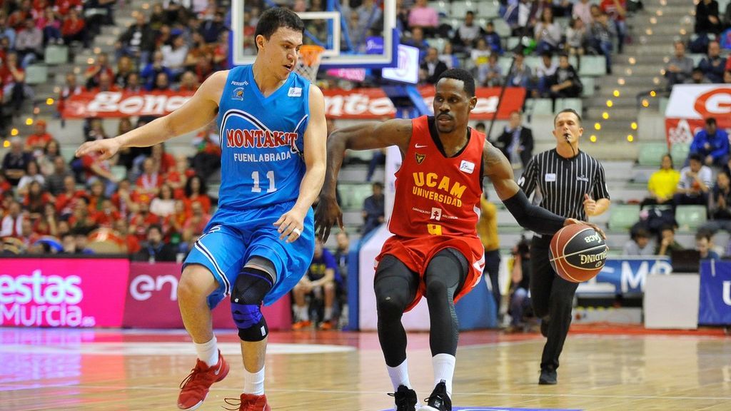 El UCAM Murcia somete al Montakit Fuenlabrada y se instala en los 'playoffs'