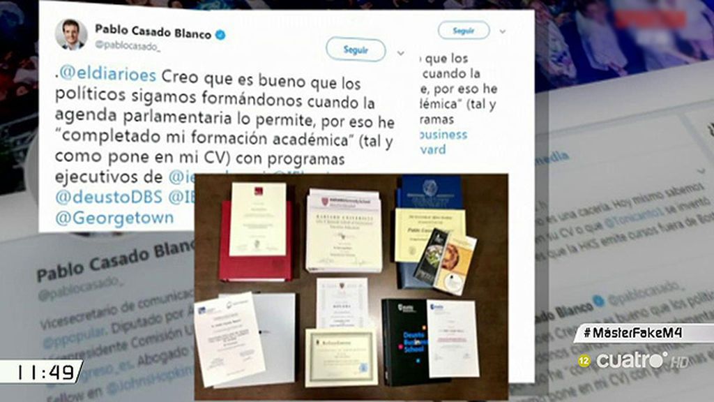 El “posgrado en Harvard” del CV de Casado fue un curso de 4 días que tuvo lugar en Aravaca