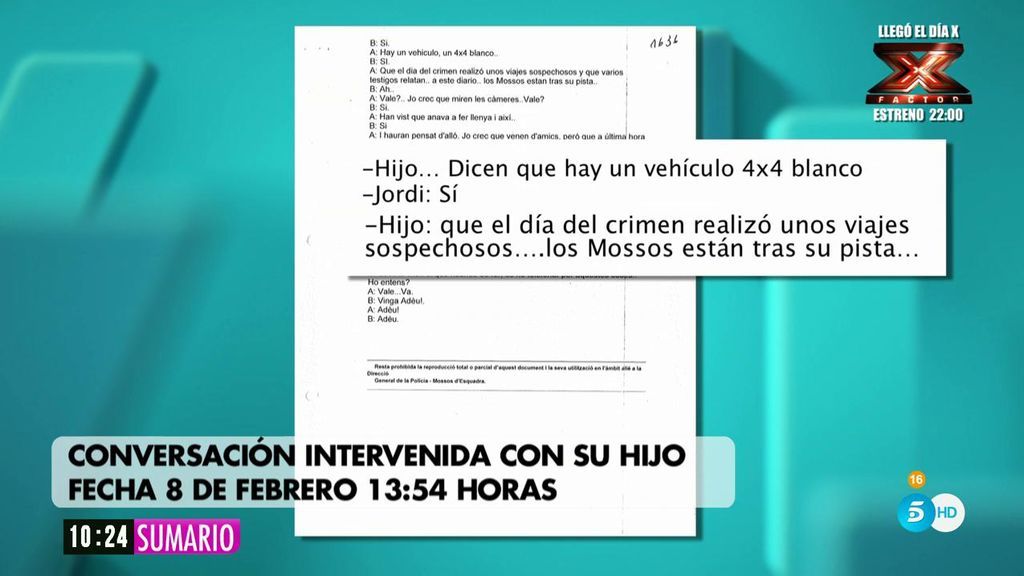 Les mostramos las conversaciones entre Jordi Magentí y su hijo que probarían el asesinato de Marc y Paula
