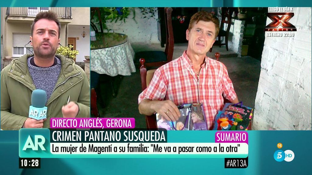 Los mensajes de la mujer de Magentí el día siguiente del crimen de Susqueda: "Me va a pasar como a la otra"