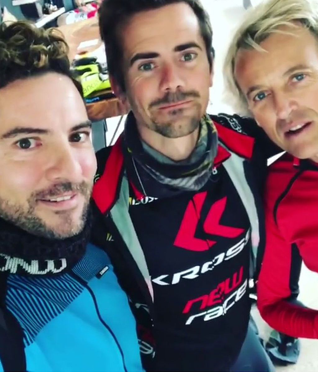 Jesús Calleja celebra su cumpleaños de la mejor forma: ¡En bici junto a Bisbal y Nico Terol!