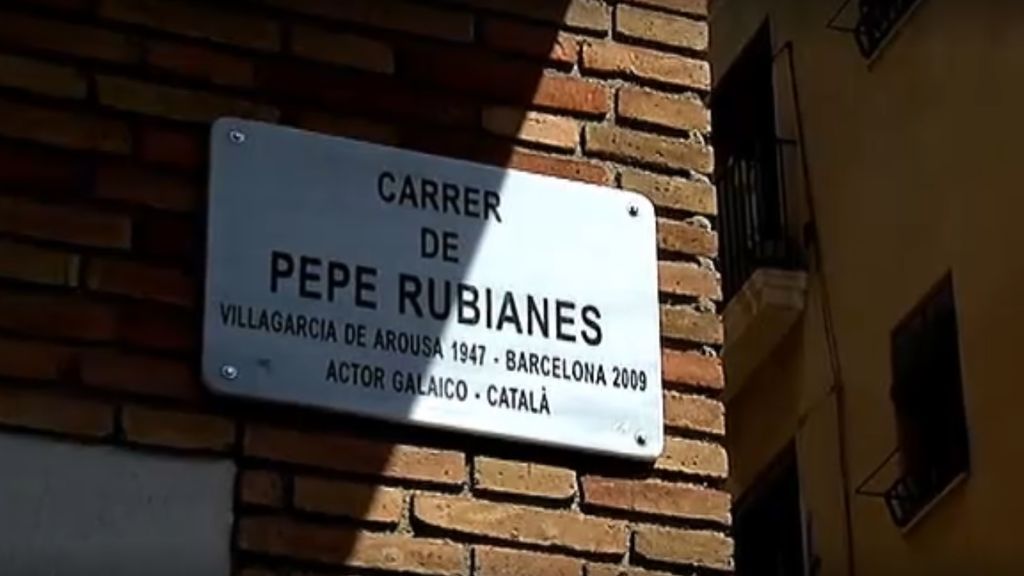 Barcelona da la bienvenida a la nueva calle Pepe Rubianes