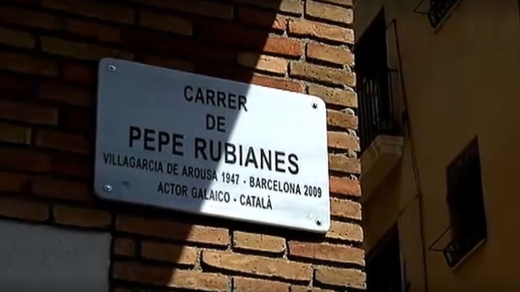 Barcelona da la bienvenida a la nueva calle Pepe Rubianes