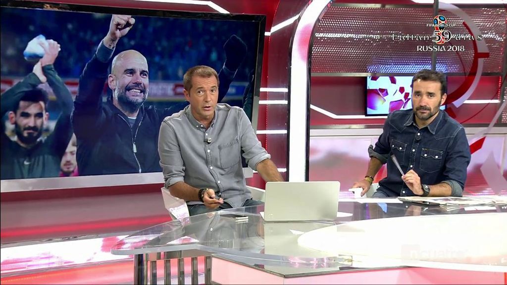 La felicitación de Mourinho a Guardiola por el título de la Premier del City