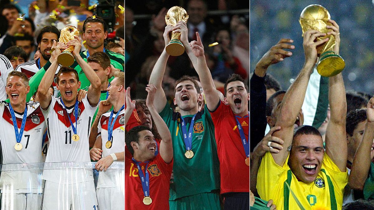 Palmarés de los Mundiales: Siete selecciones se reparten todos los títulos