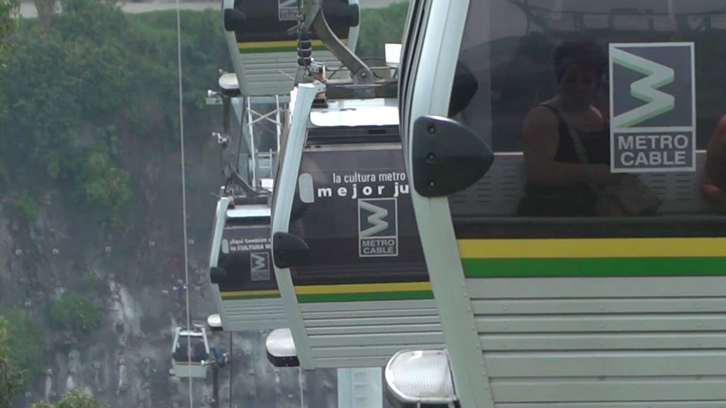 El metrocable, el gran invento de Medellín en materia de transporte