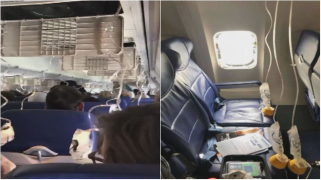 Los pasajeros del avión de Filadelfia impidieron que la mujer muerta fuera succionada por la ventana