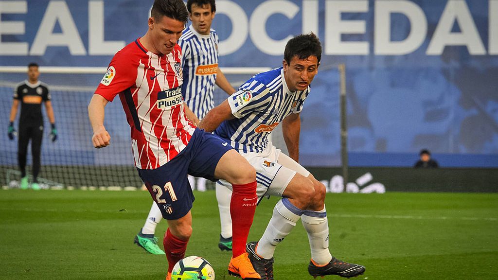 El Atlético desconecta de la Liga ante la Real Sociedad en Anoeta (3-0)