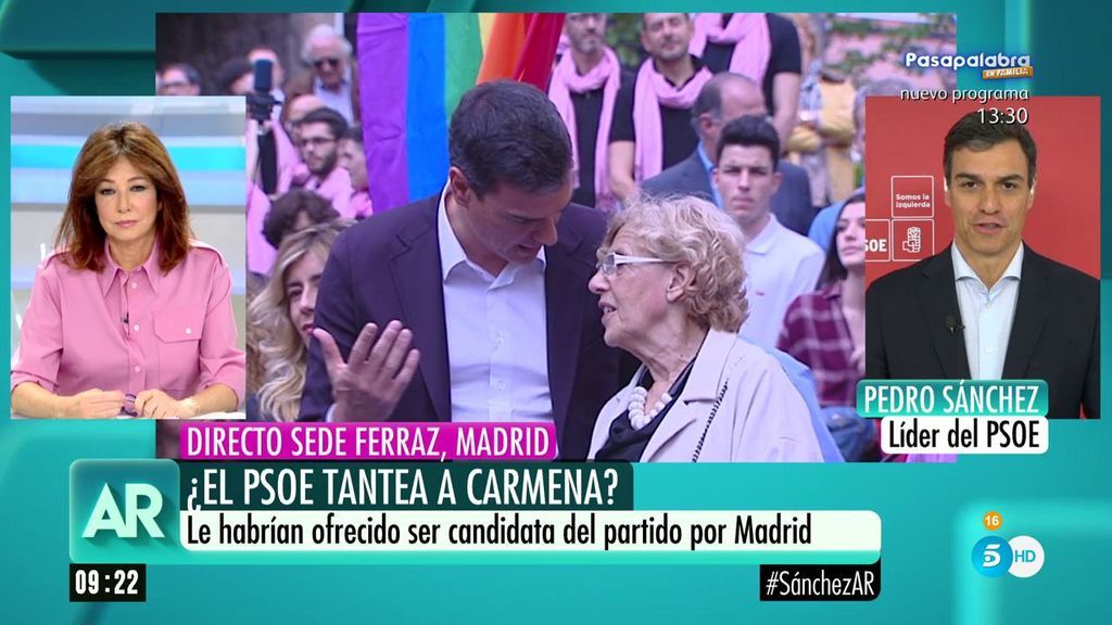 Pedro Sánchez: "Me gustaría que nuestro candidato en Madrid fuera mujer”