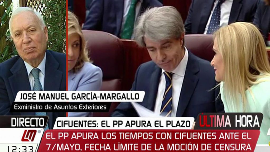 Margallo asegura que la polémica con Cifuentes es “un tema menor” para el PP