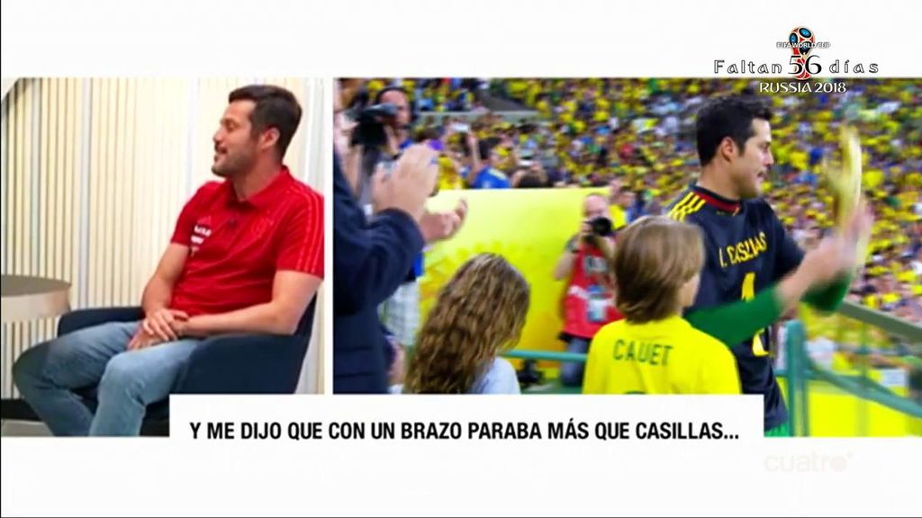 Mourinho, a Julio César: “Casillas tendría que ponerse tu camiseta, y no al revés”