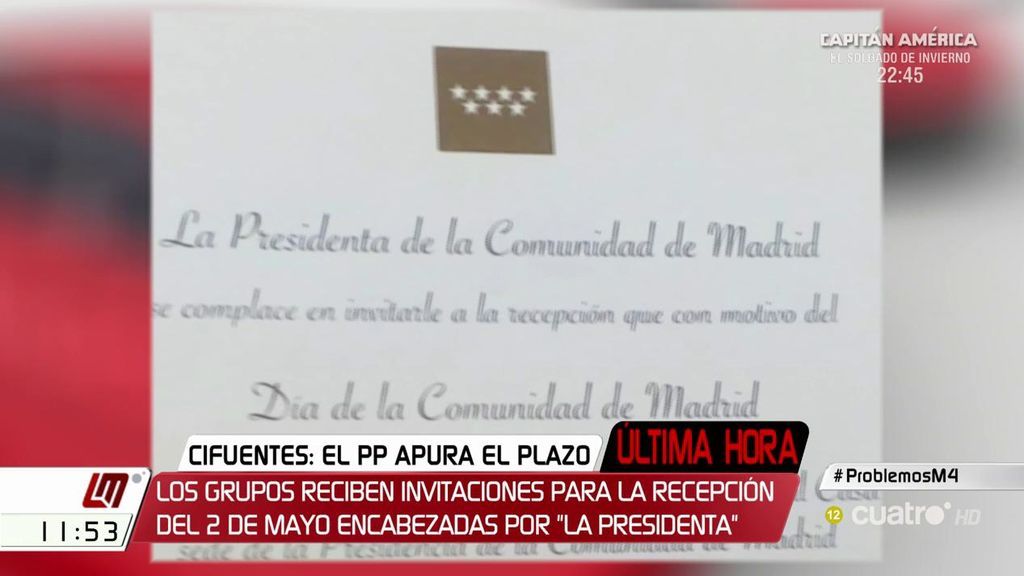 Los grupos reciben invitaciones para la recepción del 2 de mayo encabezado por “la presidenta”