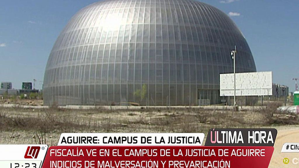 La Fiscalía ve indicios de prevaricación y malversación en el Campus de la Justicia de Aguirre