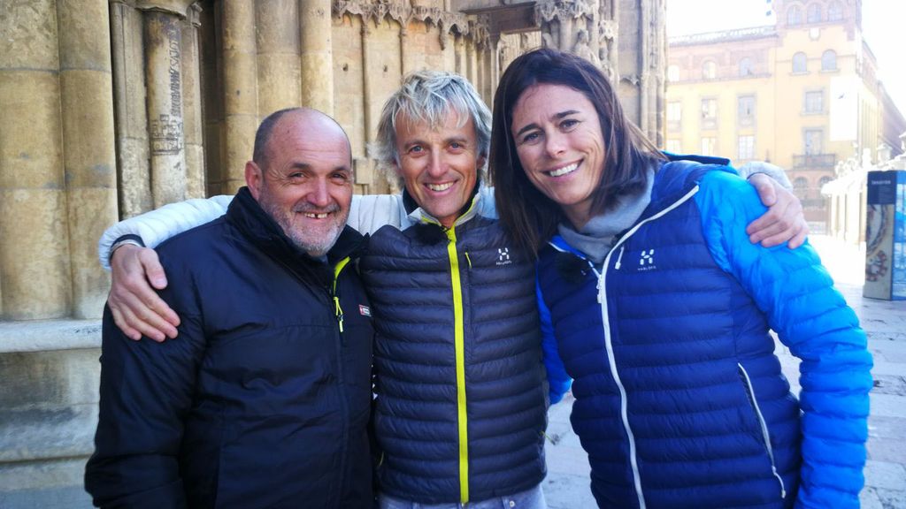 Edurne Pasabán y Juanito Oiarzábal se reencuentran en 'Planeta Calleja'.