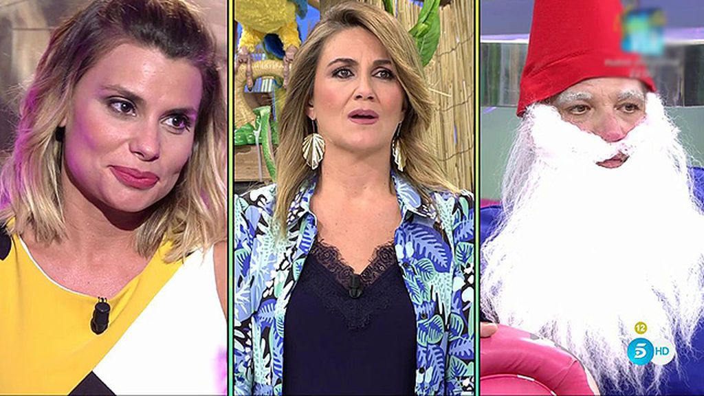 A María Lapiedra no le gusta nada la broma de ‘Sálvame’ con Gustavo González