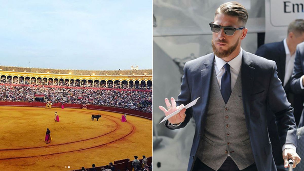 Feria y amigos, toros y un encuentro inesperado: así fue la tarde de fiesta de Sergio Ramos en Sevilla