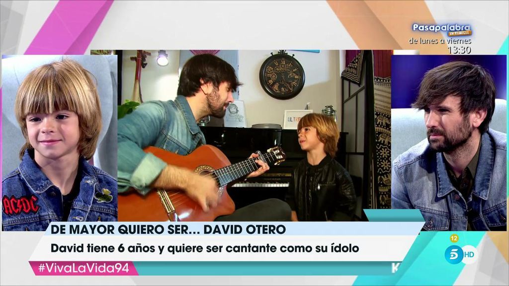David Otero cumple el sueño de un fan de 6 años y cantan juntos