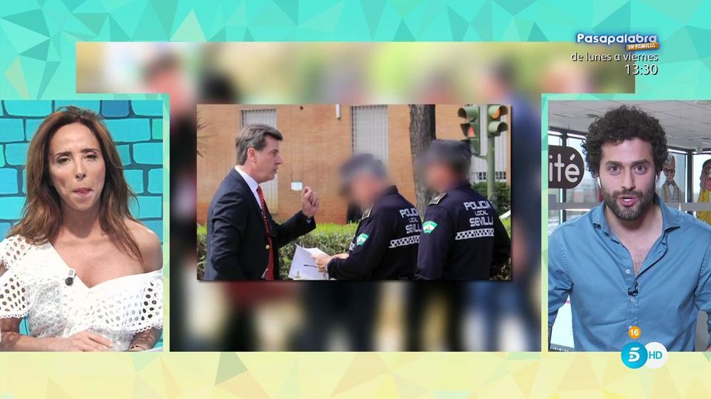 Cayetano Martínez de Irujo protagoniza un enfrentamiento con la policía en la Feria de Abril de Sevilla