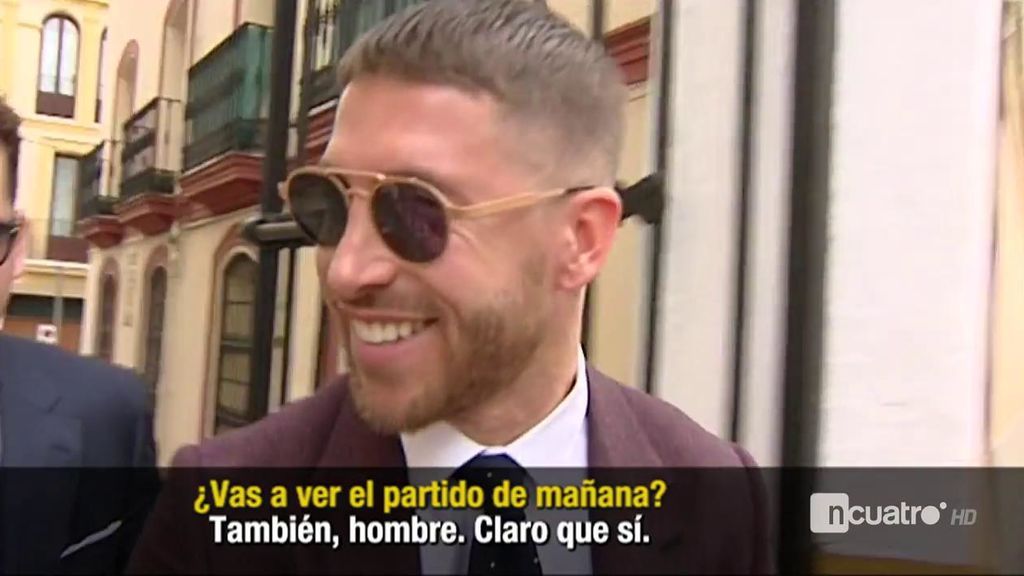 Sergio Ramos manda ánimos al Sevilla para la final de Copa del Rey