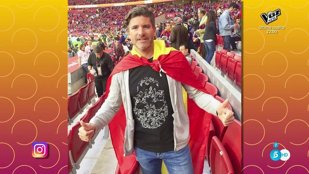 Toño Sanchís se pone patriótico para animar al Sevilla en la final de la Copa del Rey