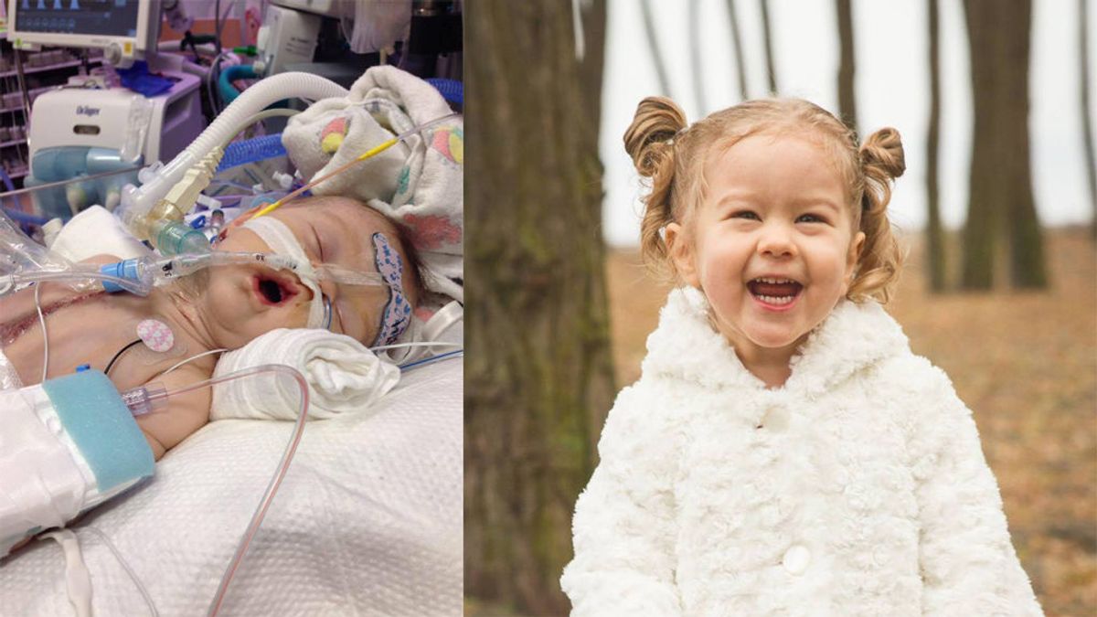 La primera niña a la que le ponen una válvula cardíaca continúa feliz con su vida