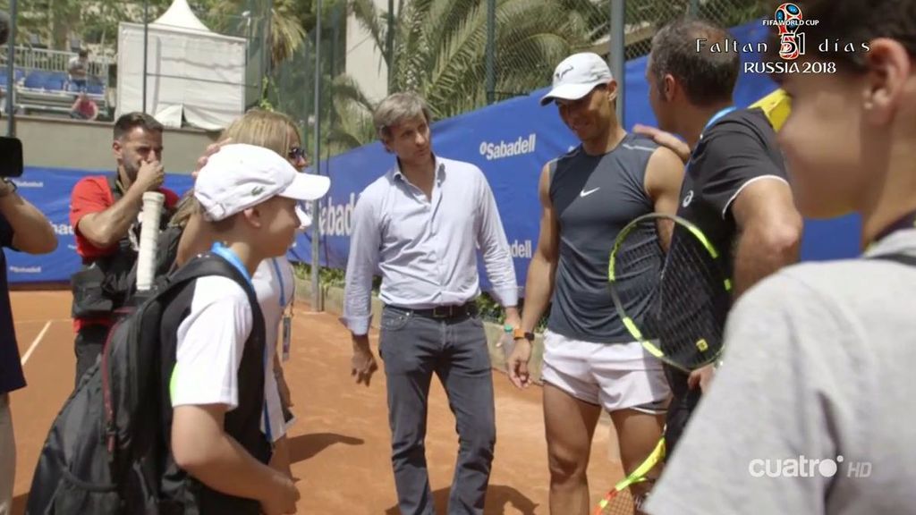 El detallazo de Rafa Nadal en el Godó con un niño al que le falta una pierna