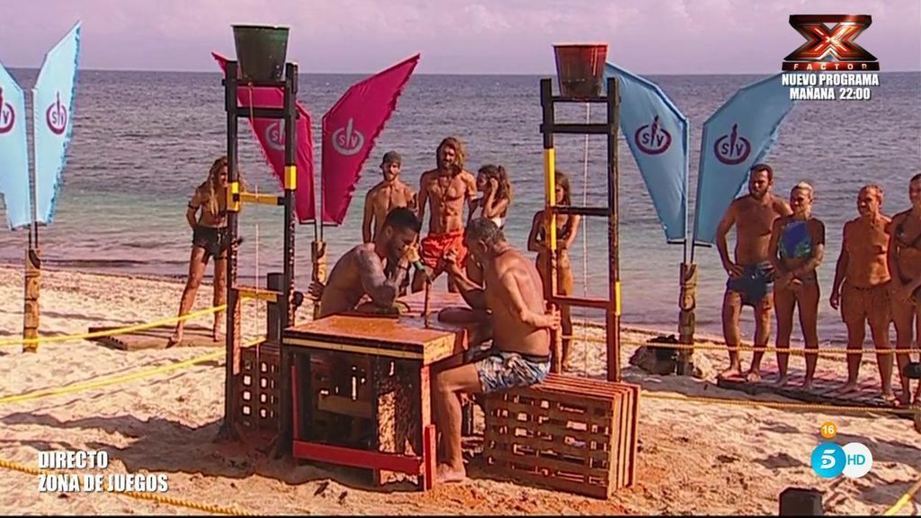 Hugo, Logan, María Jesús, Alberto e Isabel, flamantes ganadores del juego del pulso