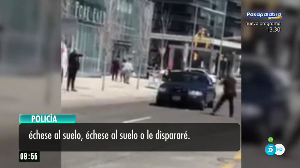 El momento en el que la policía detiene al autor del atropello masivo de Toronto