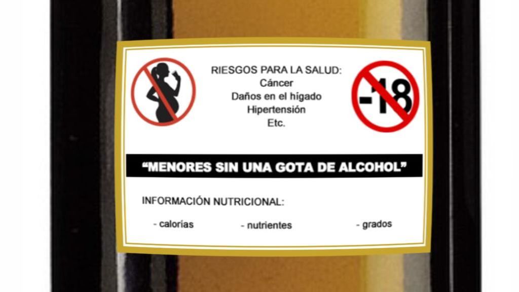 El Congreso quiere que el alcohol lleve etiquetas disuasorias