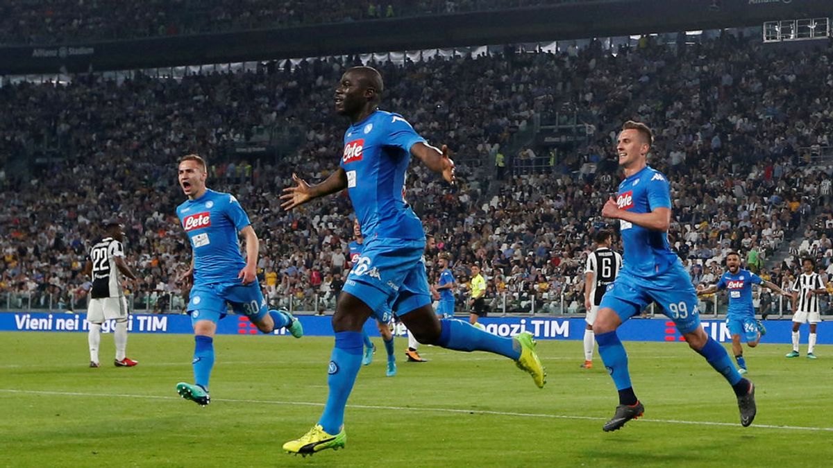 Pequeño “terremoto” en Nápoles tras el gol de Koulibaly a la Juventus