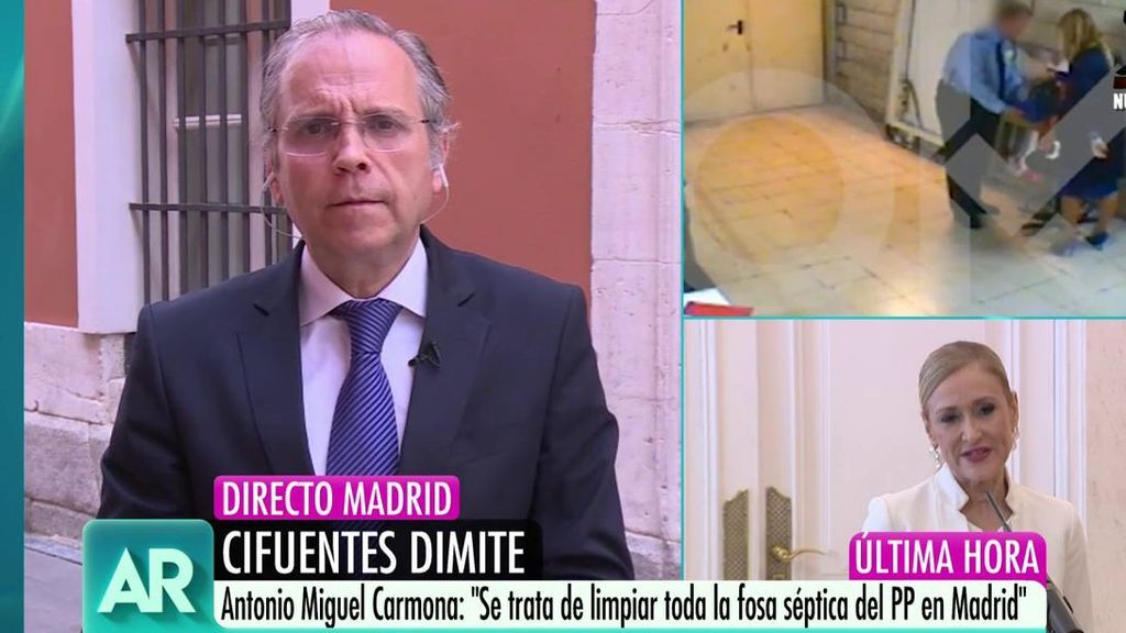 Antonio Miguel Carmona: "Rajoy le podría haber ahorrado el sufrimiento a Cifuentes"